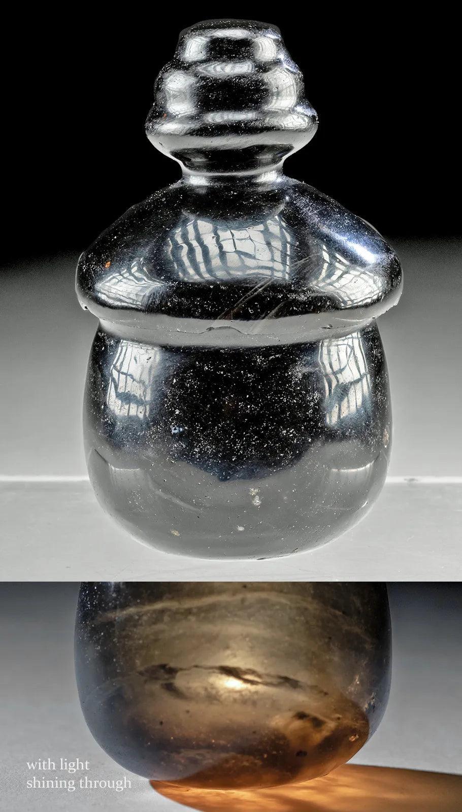 Mixtec Obsidian Lidded Jar - 13th to 16th Century CE | Rare Malter's Auction