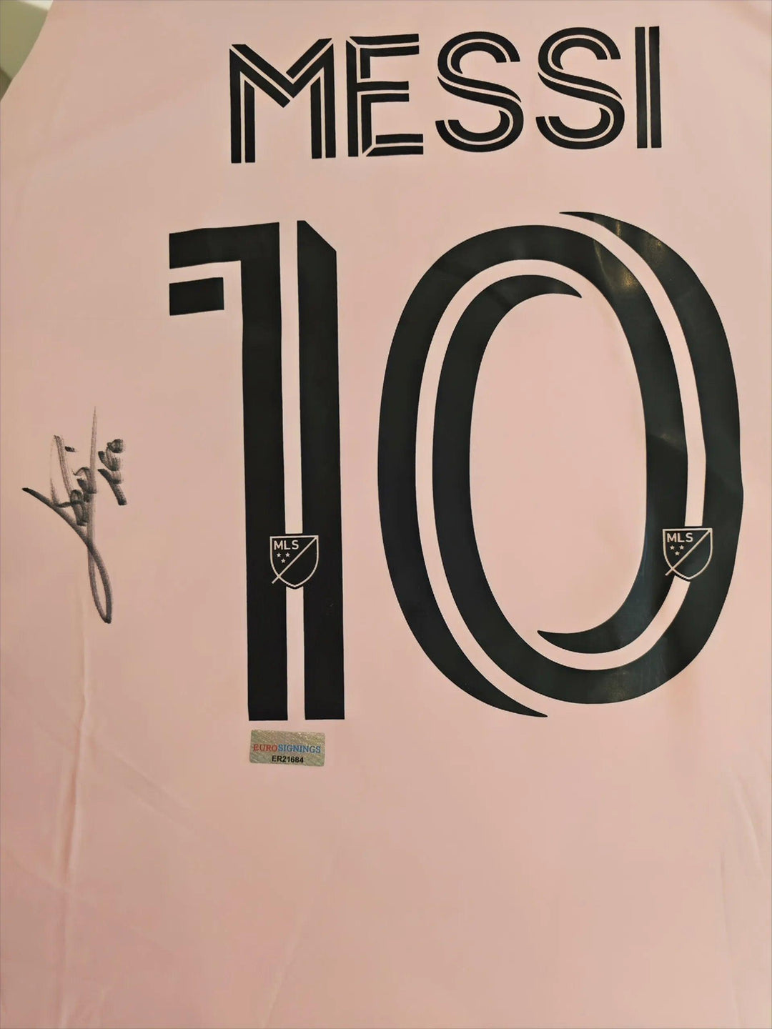 Lionel Messi 10 Inter Miami CF 2023 Home - Signed Soccer Shirt | Inaugural Trophy