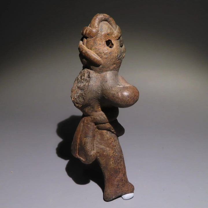 Nayarit Terracotta Slingshot Warrior Figure - 8th to 3rd Century BC | Published & Exhitbited