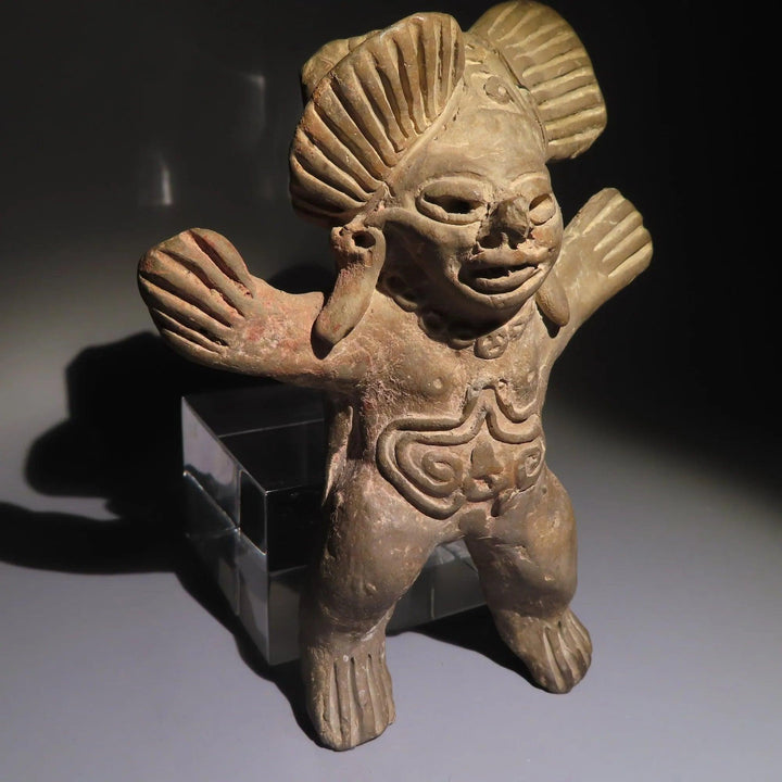 Teotihuacan Terracotta Whistle Figure - 4th to 8th Century CE | Very Rare and Published