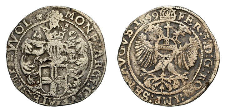 Netherlands Zwolle Silver Arendrijksdaalder - 1649 | Emperor Ferdinand III Extremely Rare