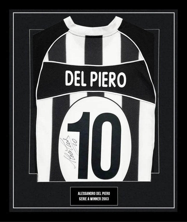 Alessandro Del Piero 10 Juventus 2002-2003 - Signed Soccer Shirt | Firma Stella