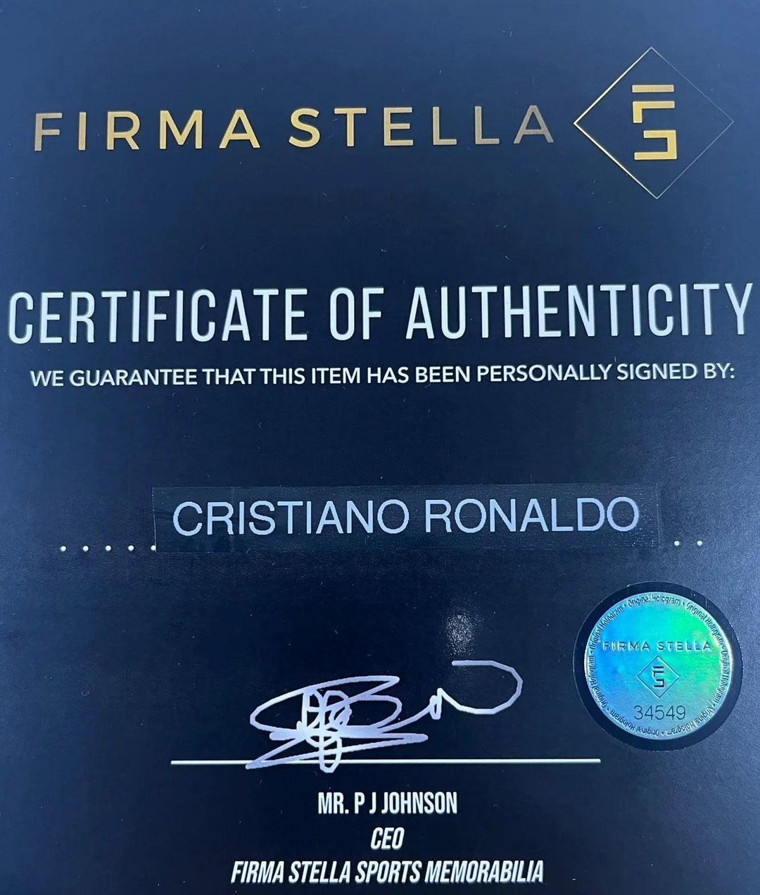 Cristiano Ronaldo 7 Juventus 2020-2021 Home - CR7 Signed Soccer Shirt