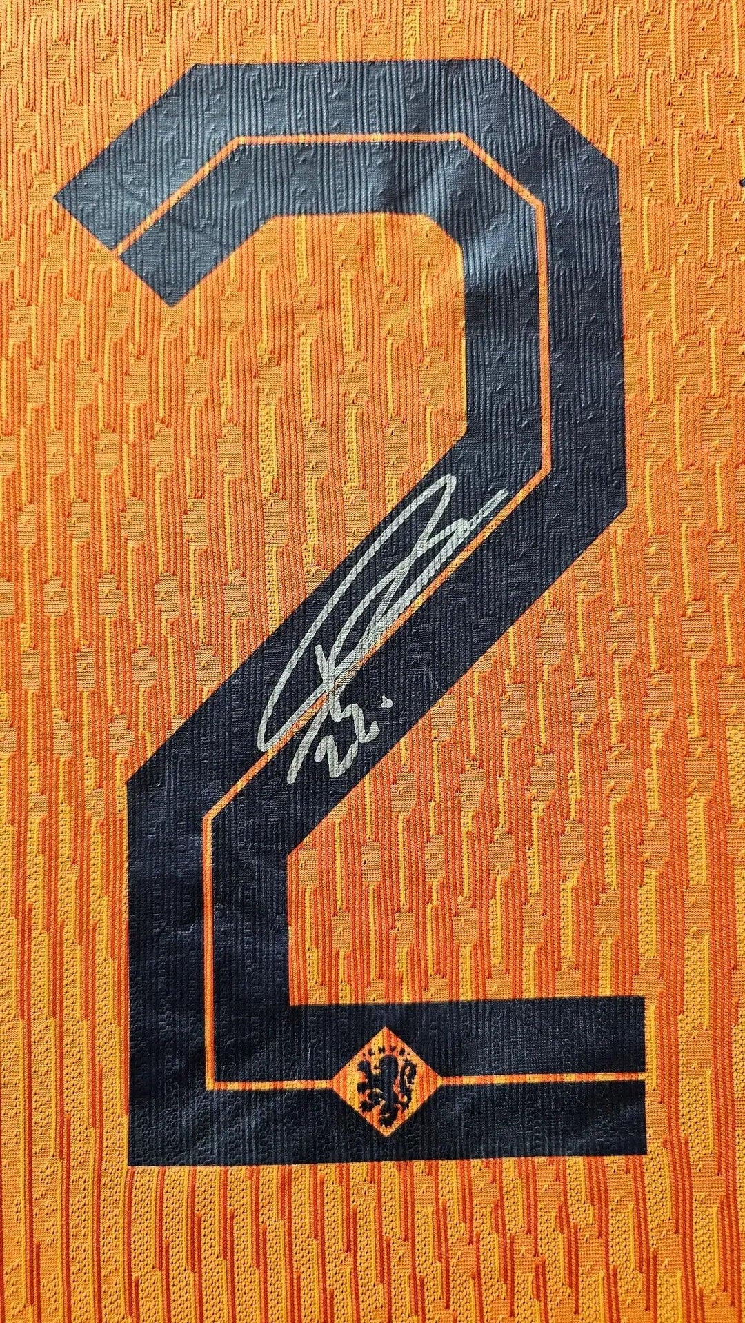 Denzel Dumfries Signed Matchworn Holland Shirt | Euro Cup 2024 Semi-Final