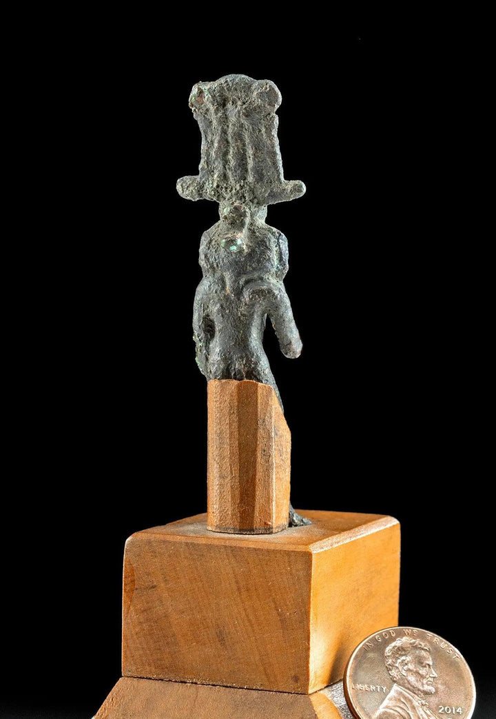 Egyptian Bronze Harpokrates Statue - Ptolemaic Period | Ex-Mitry Collection