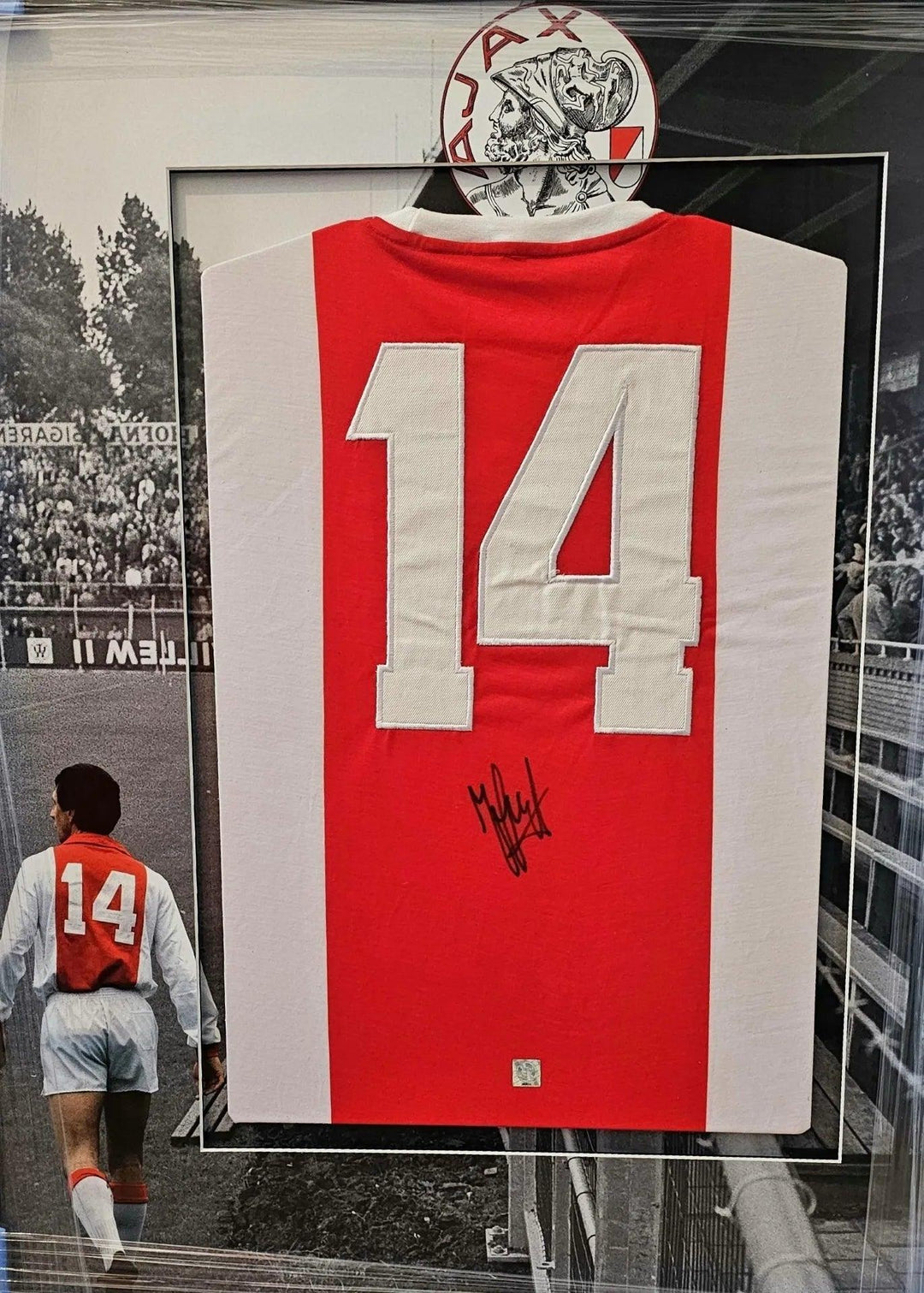 Johan Cruyff 14 Ajax 1972 Home - Signed Soccer Shirt | Rare Signing