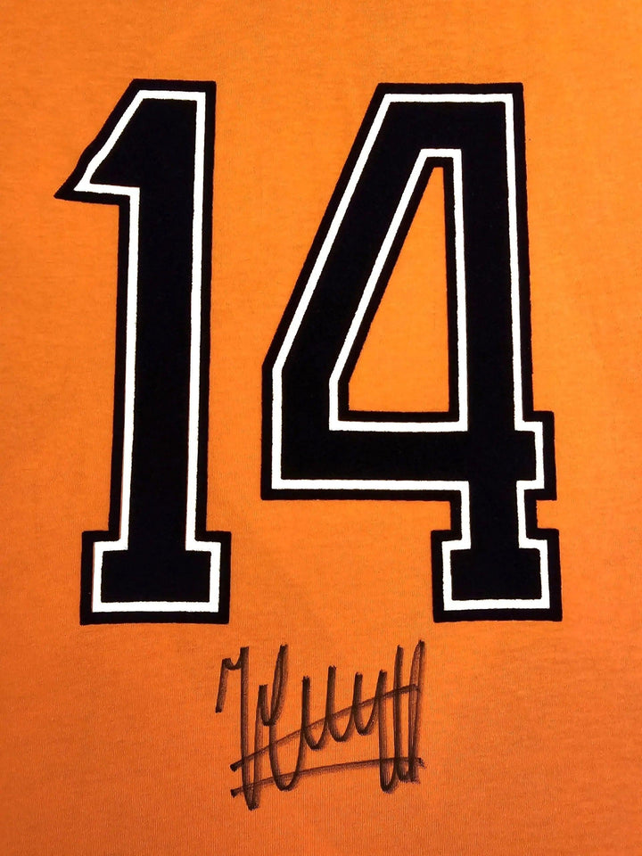 Johan Cruyff 14 Holland 1974 World Cup - Signed Soccer Shirt | Iconic Number, Authentic Memorabilia