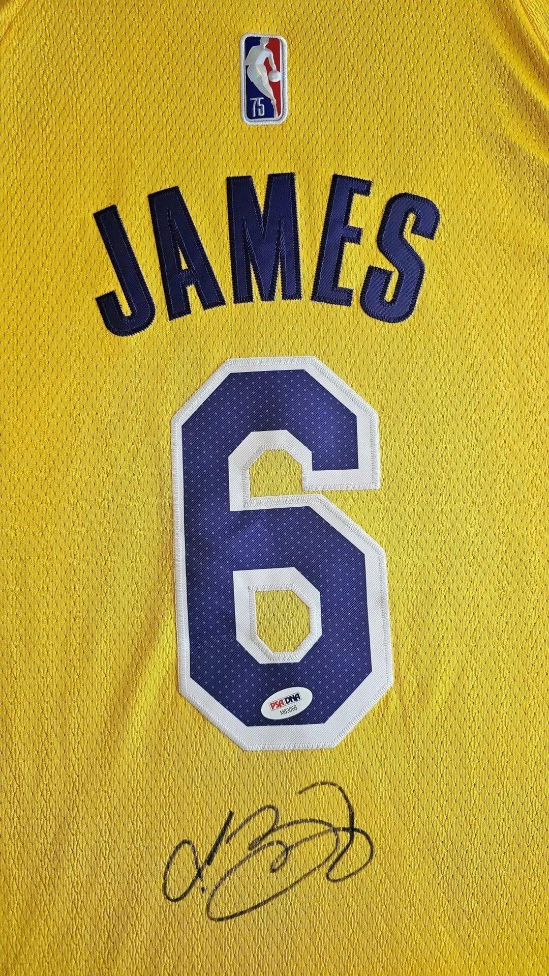 Lebron James 6 LA Lakers Home - Signed Basketball Jersey | King James