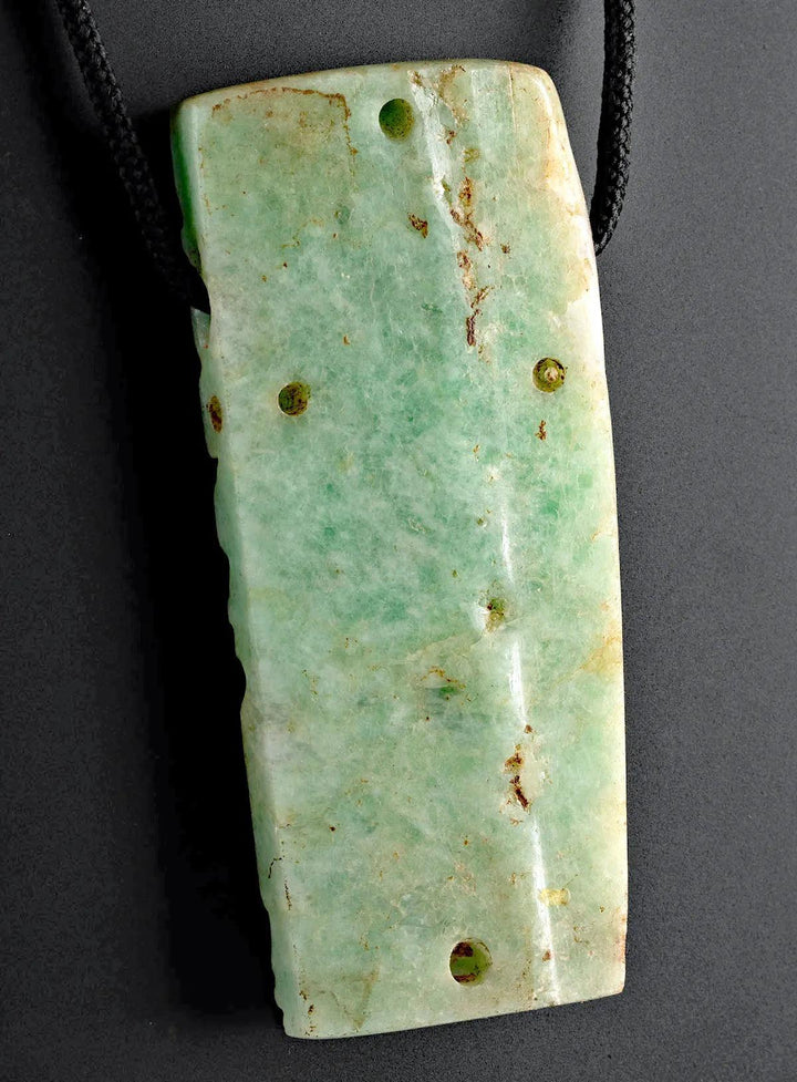 Maya Jadeite Lord Pendant - Late Classic Period | Prestigious Artifact