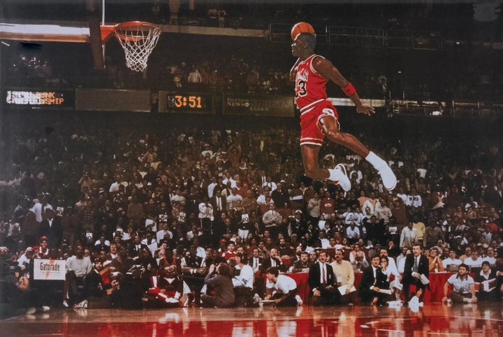 Michael Jordan 23 Chicago Bulls 1987 - M&N Limited Edition 170/500 | Slam Dunk Contest