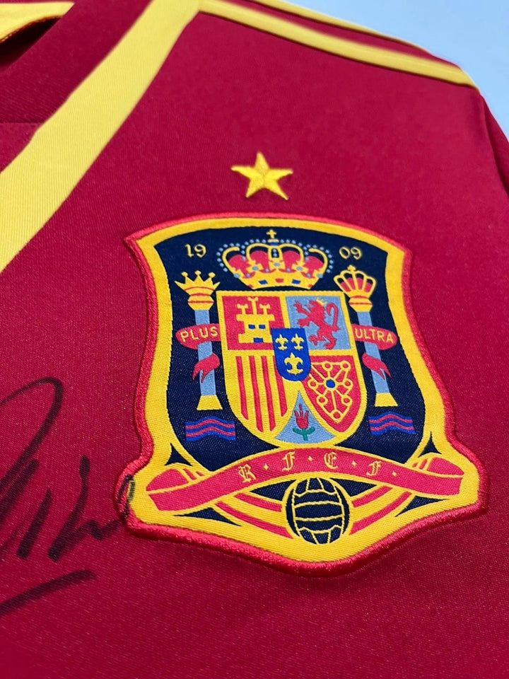 Spain World Cup 2010 Winners - Signed Soccer Shirt | All Signatures National Team