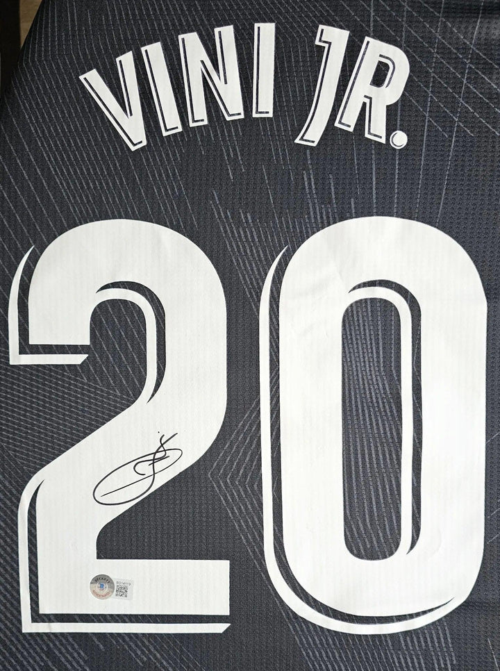 Vinicius Jr 20 Real Madrid Y-3 120th Anniversary - Signed Soccer Shirt | Collector's Edition