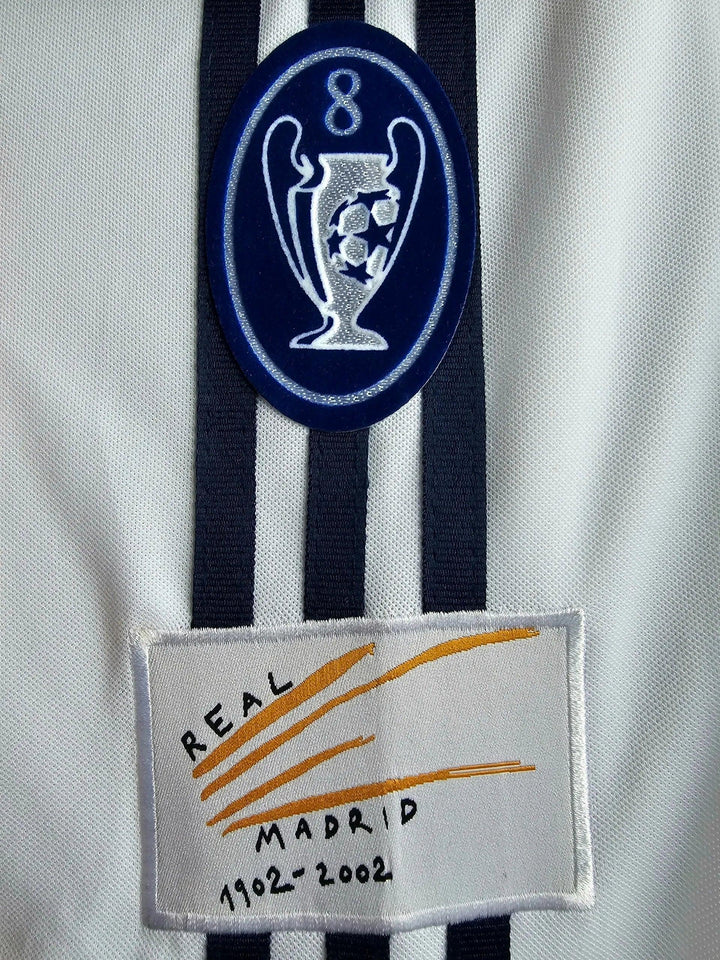 Zinedine Zidane 5 Real Madrid 2001-2002 Home - Signed Soccer Shirt | Champions League