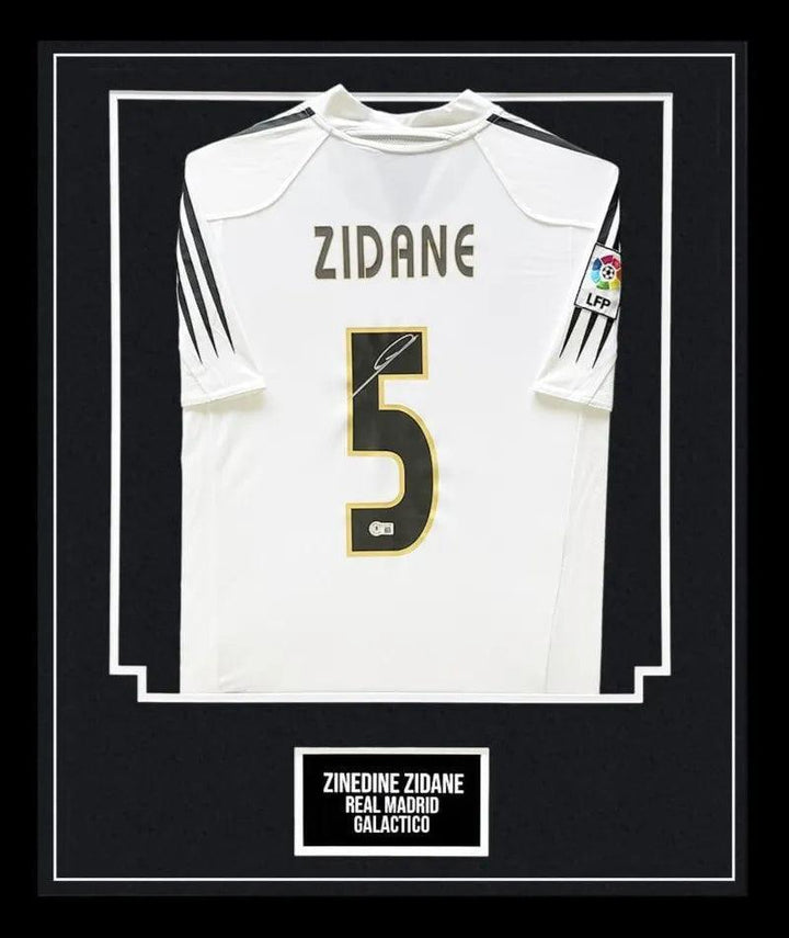 Zinedine Zidane 5 Real Madrid 2004-2005 - Signed Football Shirt | Firma Stella