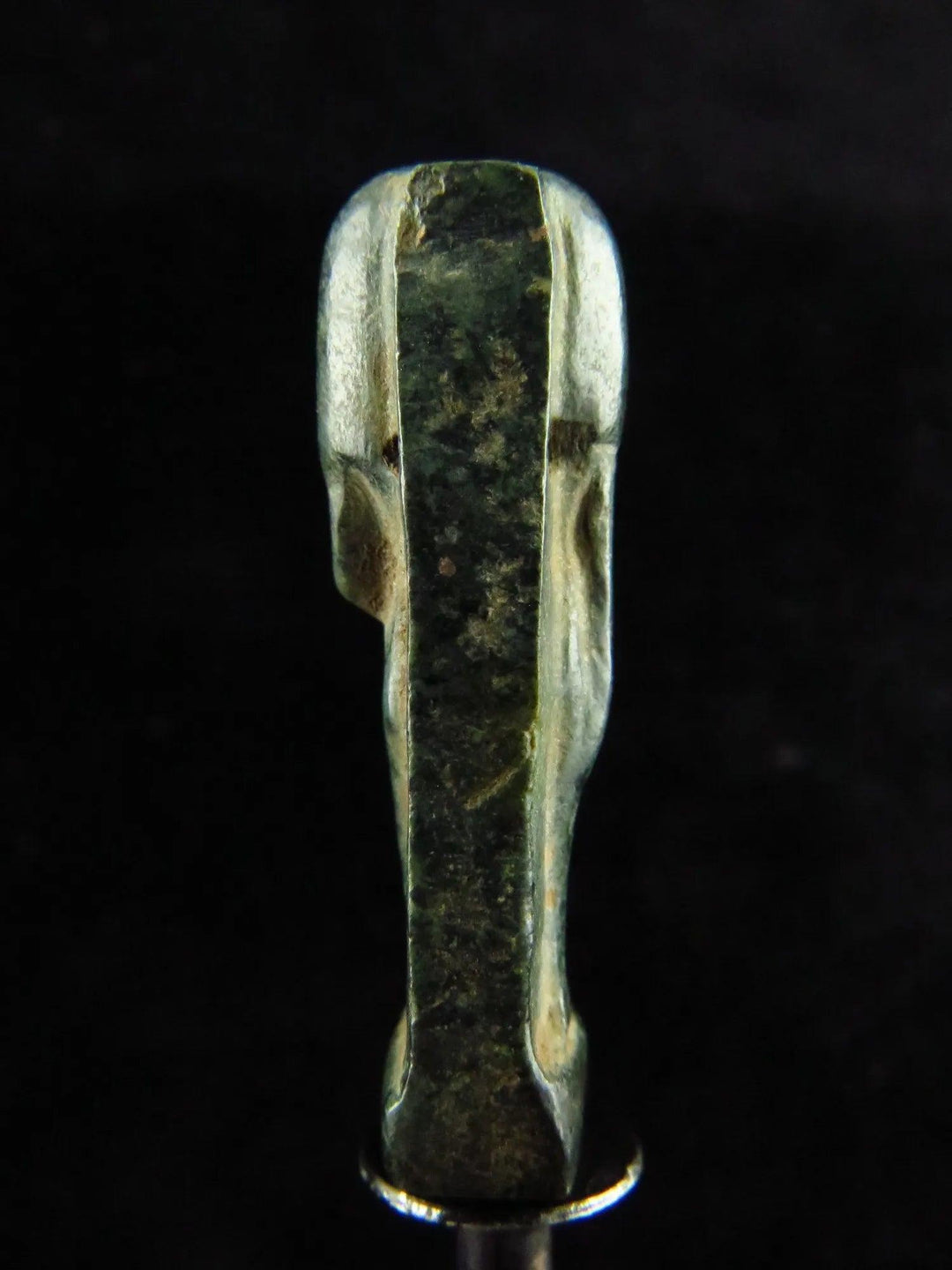 Ancient Egyptian Green Stone Amulet - 16th to 11th century BCE | Mother Goddess Hathor