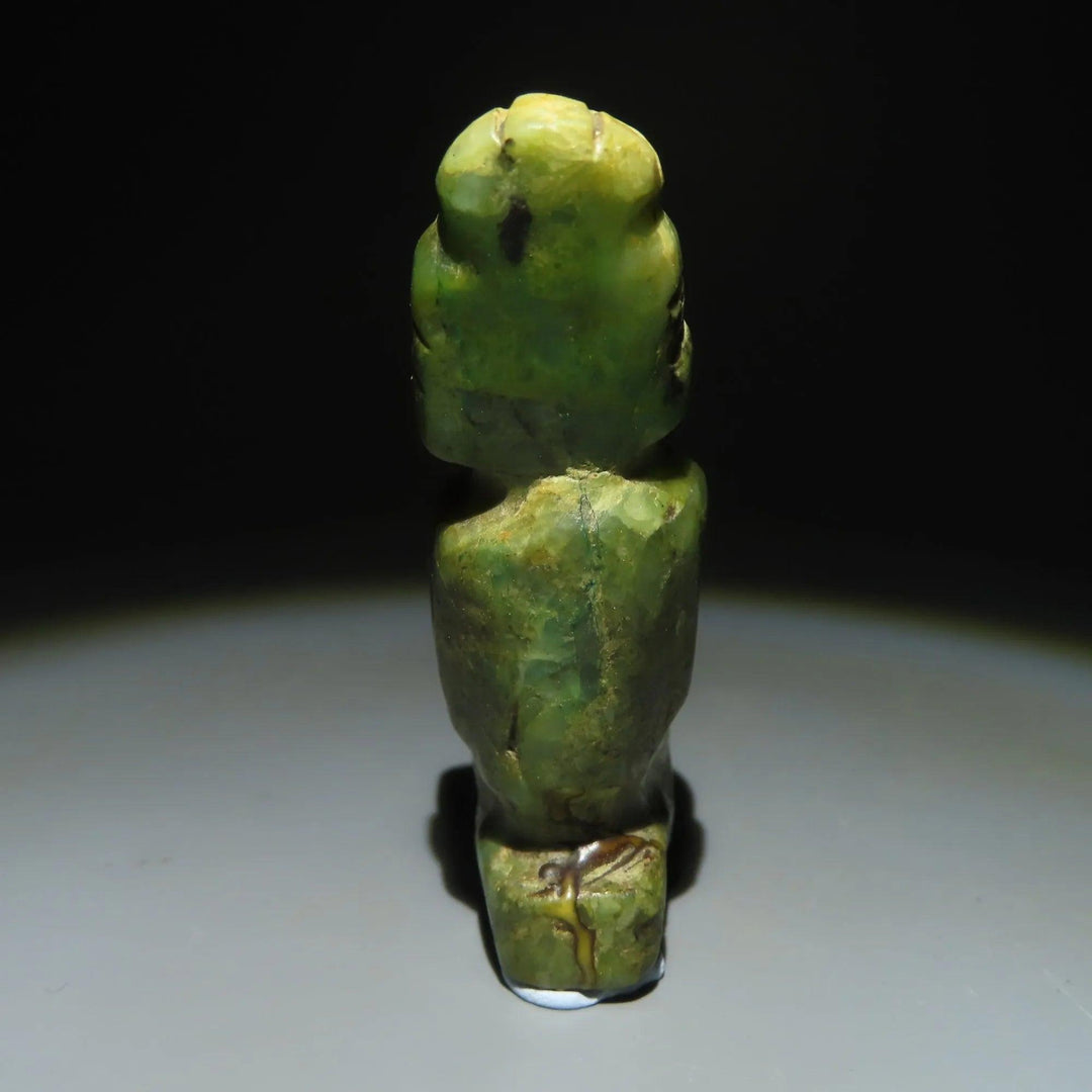 Mixtec Jade Anthropomorphic Figure - 13th to 14th Century CE | Exquisite Pre-Columbian Art