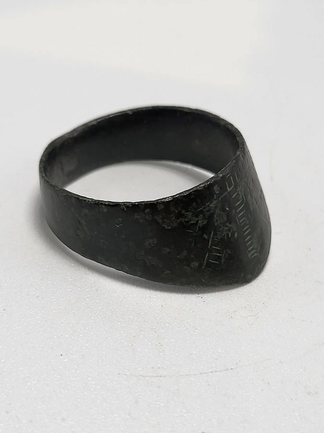 Medieval Roman Bronze Archer's Thumb Ring - 8th to 10th Century CE | Battle-Ready Ornamentation